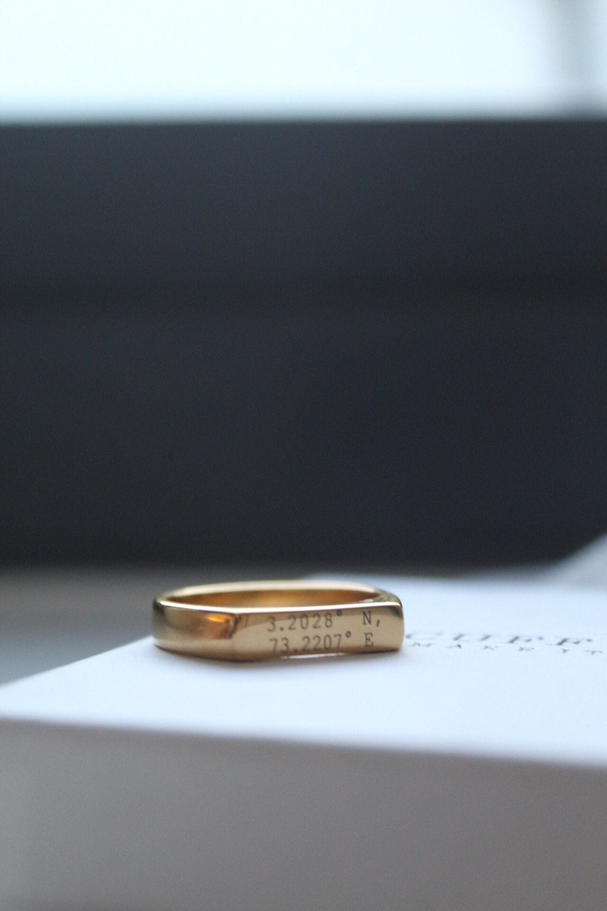 Personalised Gold Signet Ring