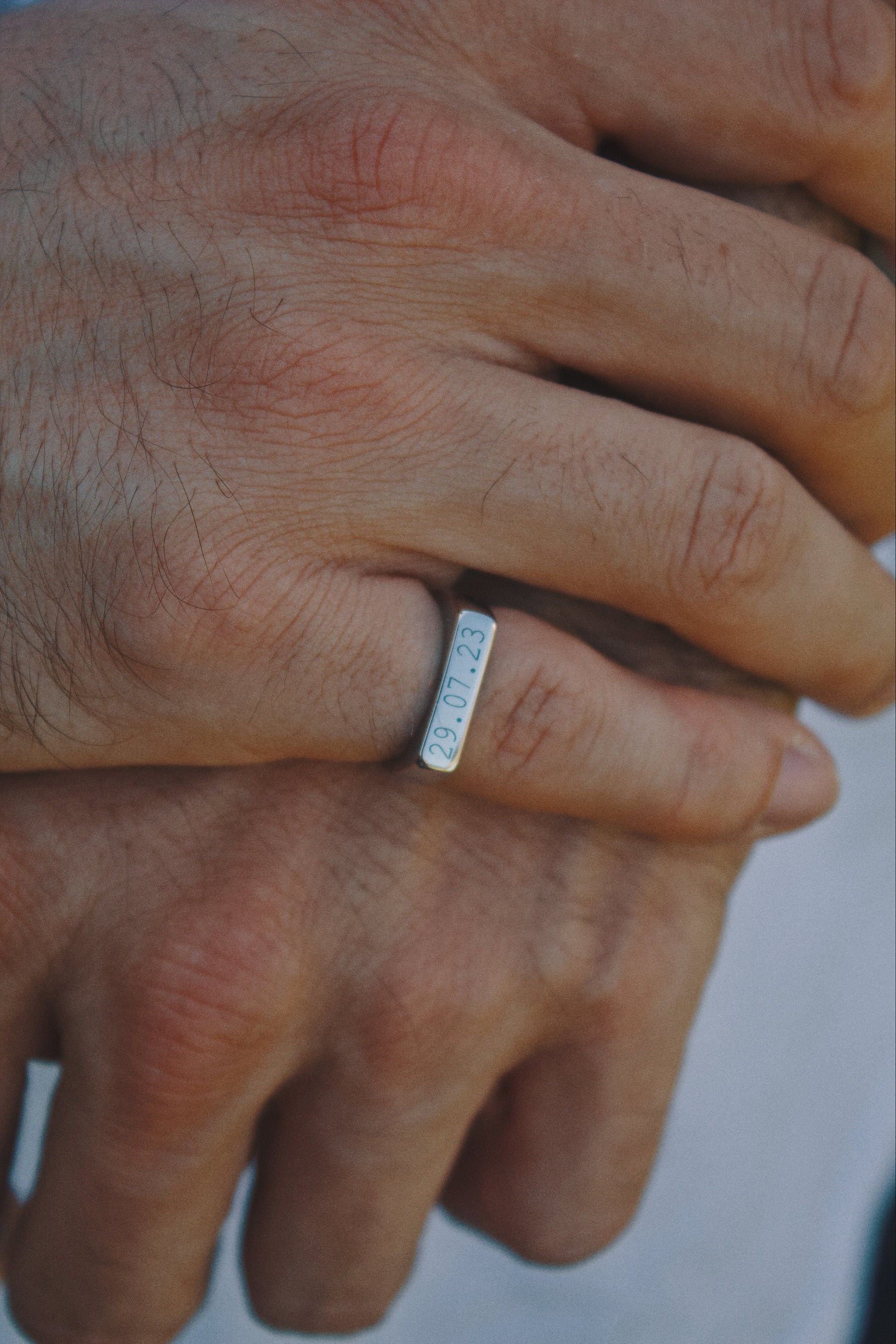 Personalised Silver Signet Ring