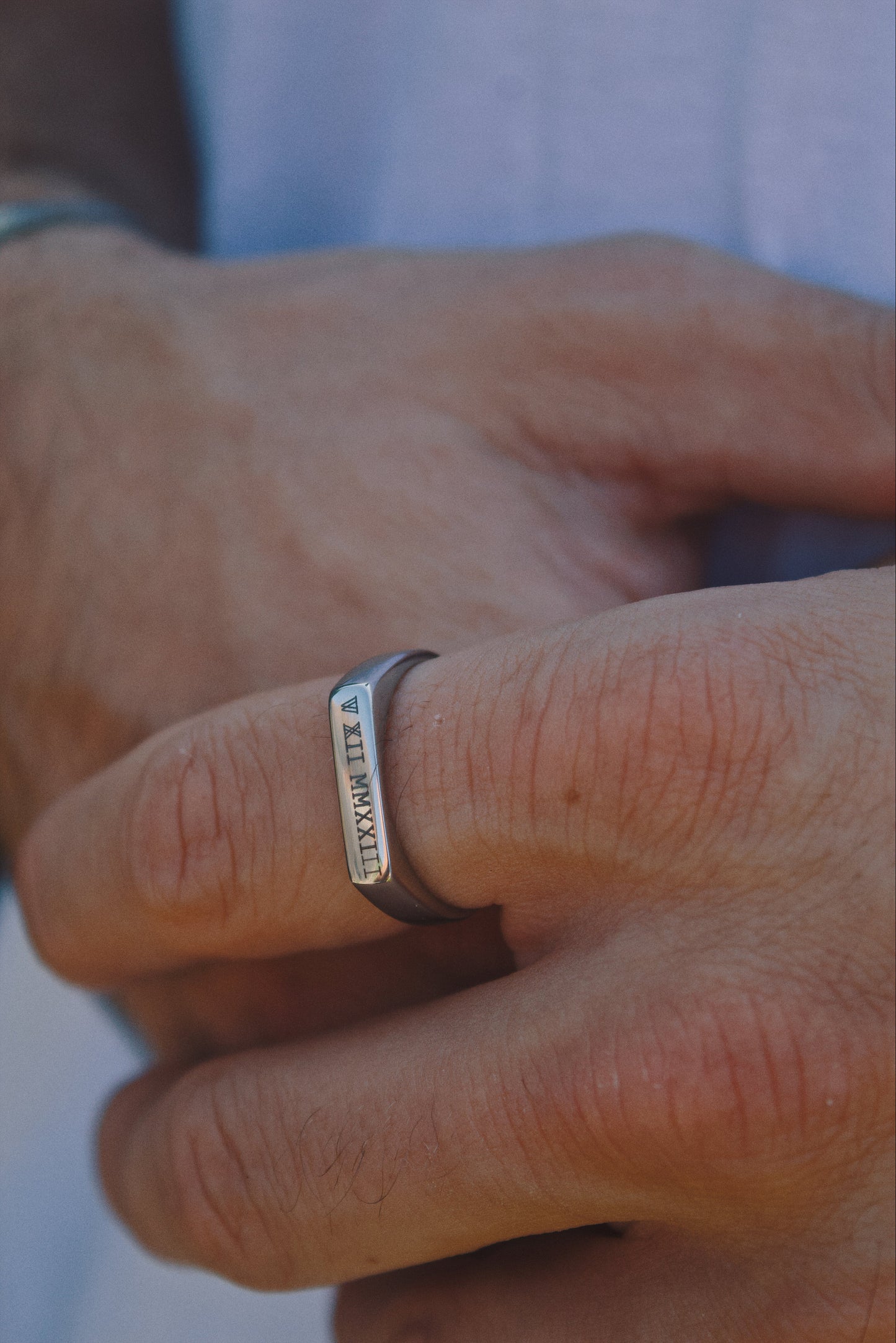 Personalised Silver Signet Ring