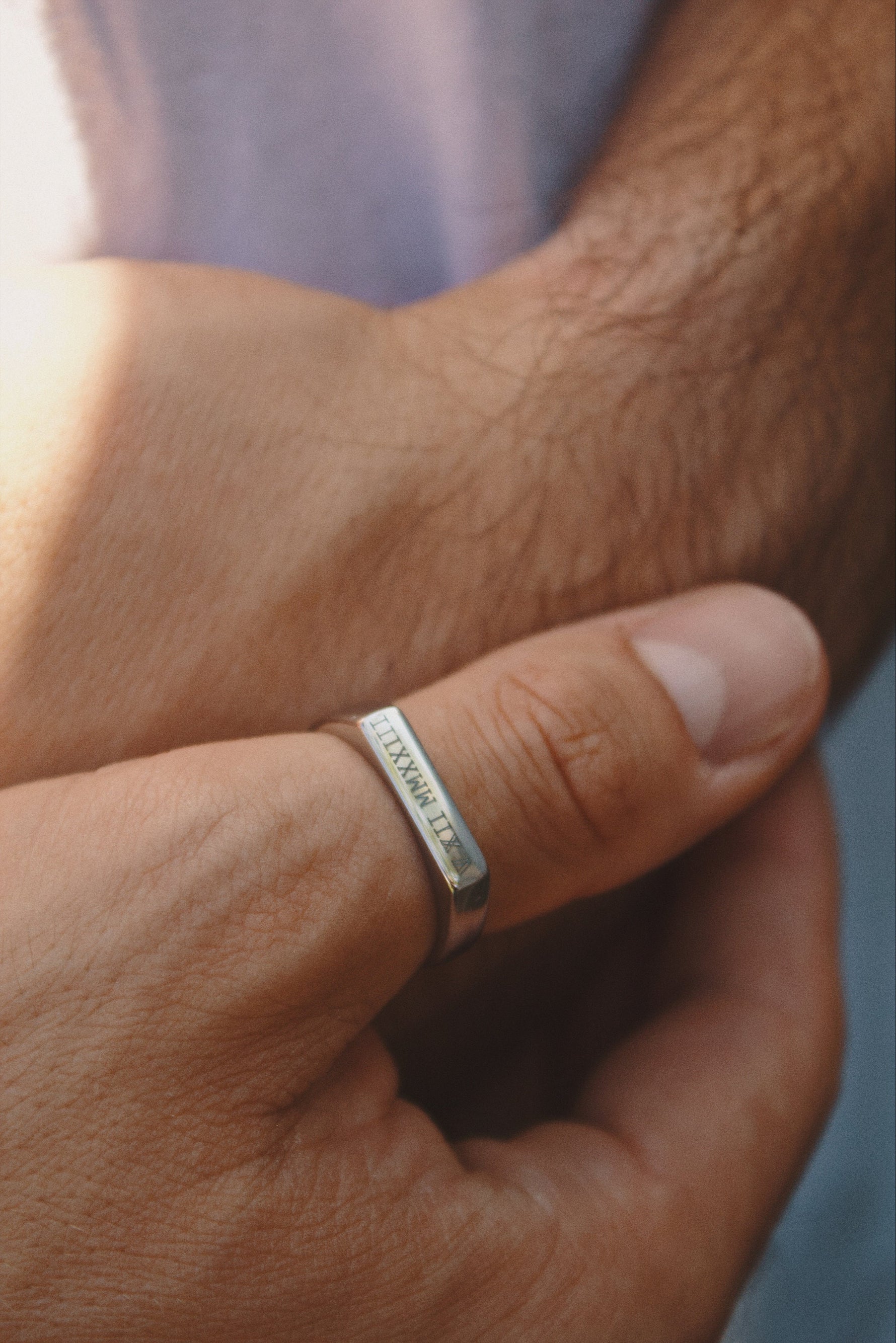 Personalised Silver Signet Ring