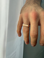 Rose Gold Personalised Signet Ring