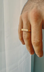 Rose Gold Personalised Signet Ring