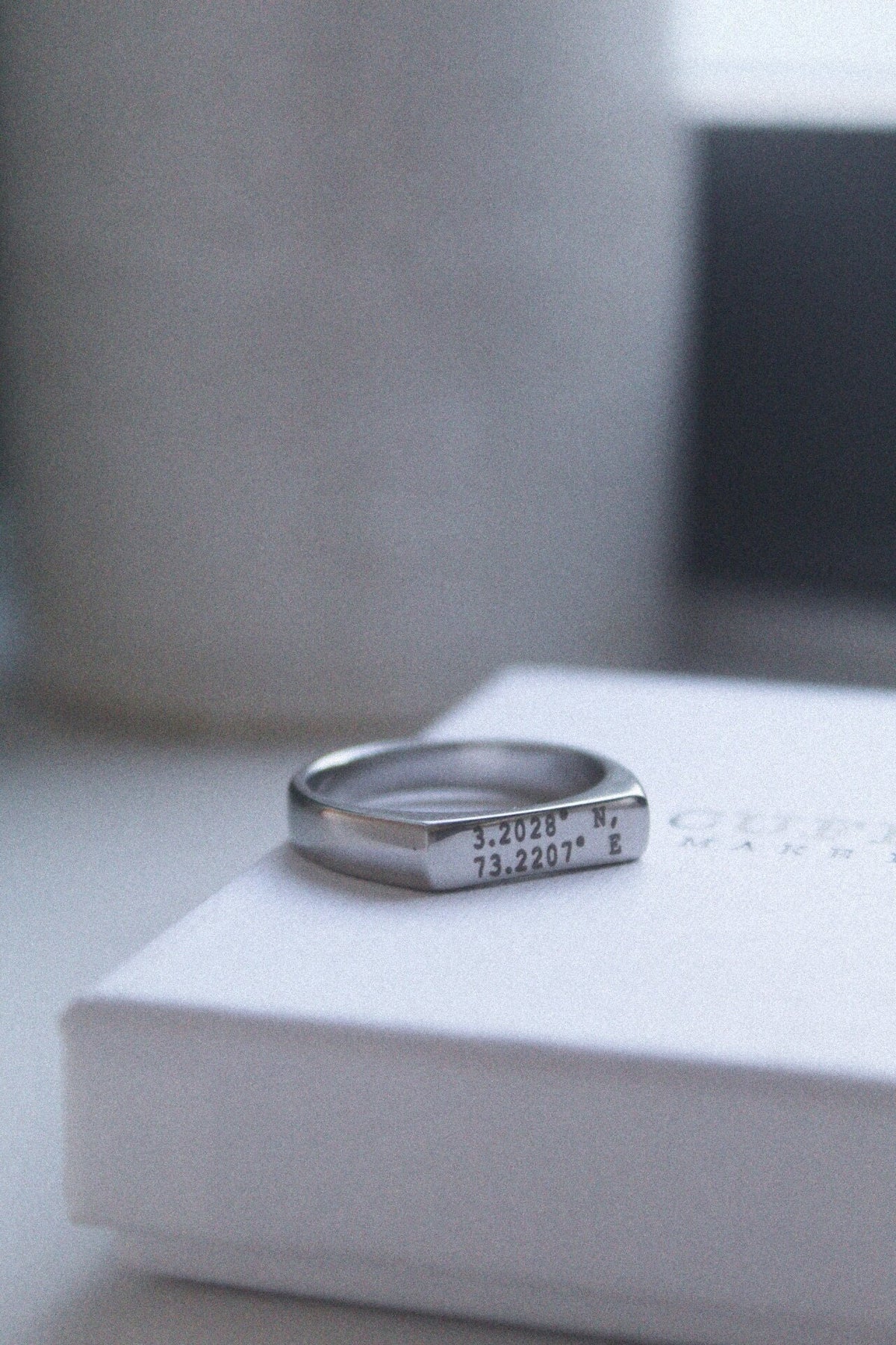 Personalised Silver Signet Ring