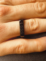 Black Personalised Signet Ring