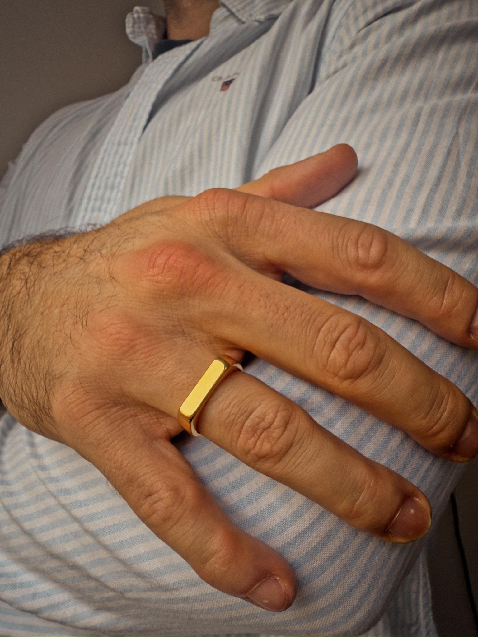 Personalised Gold Signet Ring